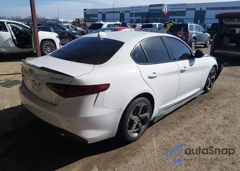 2018 Alfa Romeo Giulia Awd from USA, damaged, VIN ZARFAEDN3J7573502